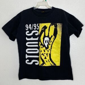 Rolling Stones 94/95 North America Tour Vintage Black T Shirt Size XL